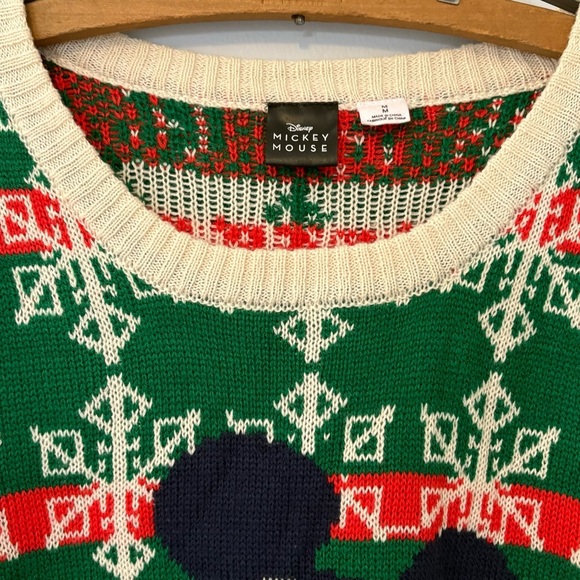 Disney Mickey Mouse Christmas Sweater Size Medium - Picture 3 of 7